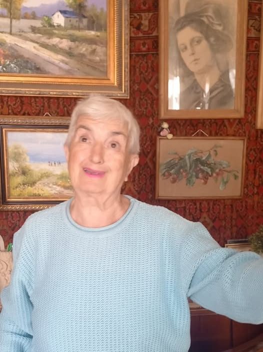 Irina, mosaic artist of Sololaki